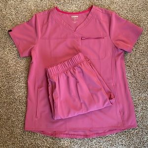 New Scrubstar Scrub Set. Pink scrub set size Medium. New without tags!